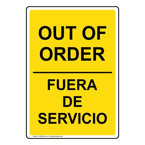 Out Of Order Sign English And Spanish Printable: Tips And Tricks