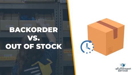 Out of stock versus backorder