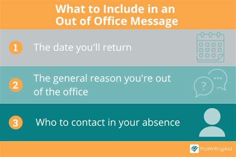 Out Office Message Examples