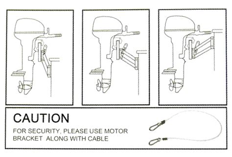 Outboard Motor Safety Cable Installation