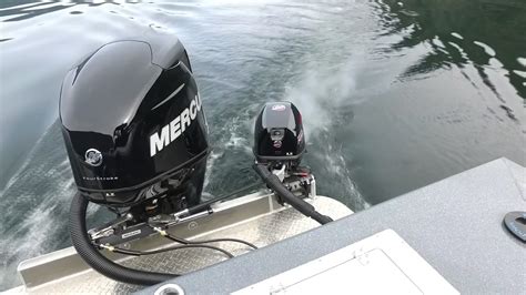 outboard to outboard kicker motor steering