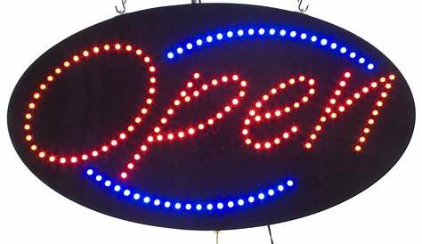 Outdoor Animated Neon Sign DSD Group 10" X 19" Motion LED Light
