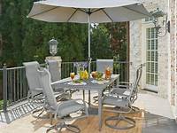 Cloud Mountain Outdoor Patio Table Round Cast Aluminum Dining Table 48