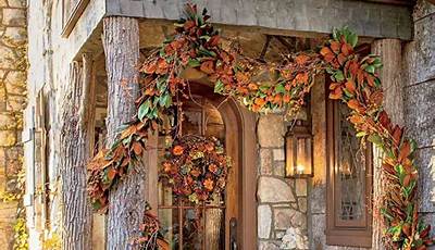 Outdoor Fall Decor Porch Rustic