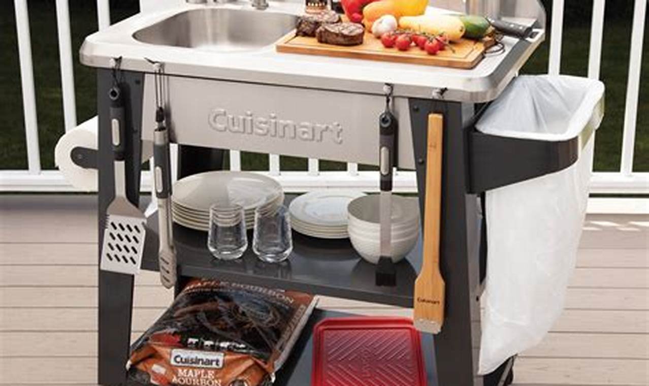 Outdoor Kitchen Prep Table with Storage: A Comprehensive Guide
