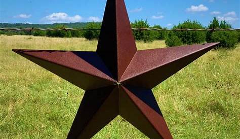 Set of 3 Galvanized Metal Stars Wall Art Rustic Decorative Home Accent