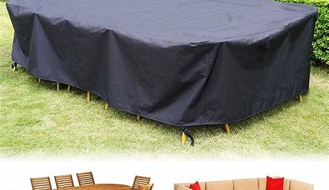 Outdoor Patio Furniture Covers Waterproof Black Set Cover Garden