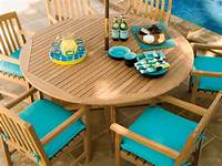 GeweYeeli Outdoor Folding Dining Table with Umbrella Hole Foldable
