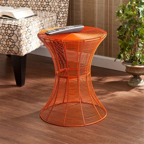 Outdoor Accent Table Orange