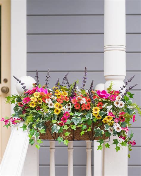 Outdoor Artificial Flower Box