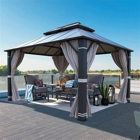 outdoor awning gazebo