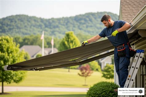 outdoor awning installation