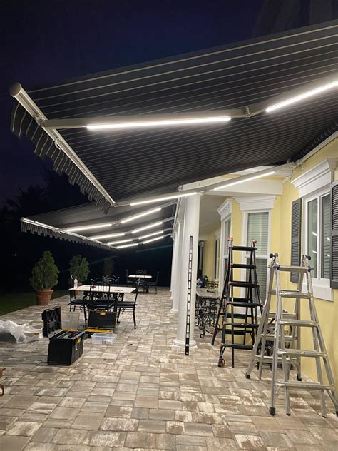 outdoor awning led lights