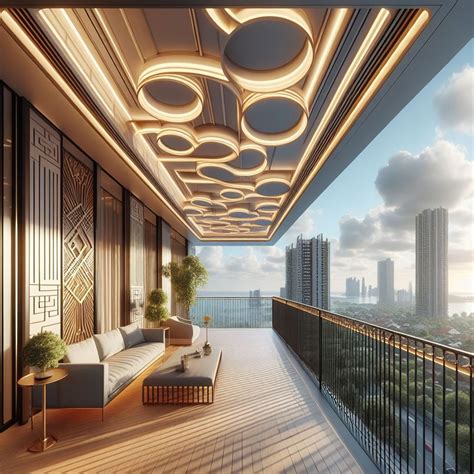 Outdoor Balcony Ceiling Design