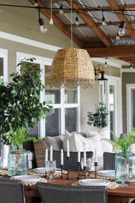 Outdoor Basket Light