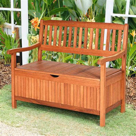 Outdoor Bench Seat Storage
