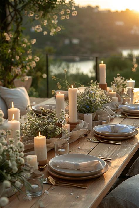Outdoor Candles For Table