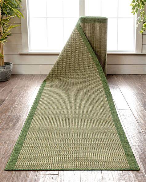 Outdoor Carpet Runner Green