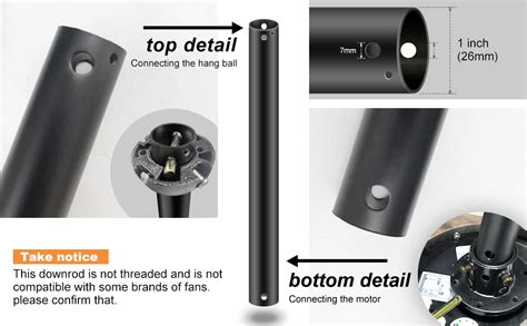 Outdoor Ceiling Fan With 12 Inch Downrod