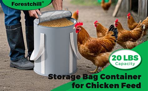 Outdoor Chicken Feed Storage