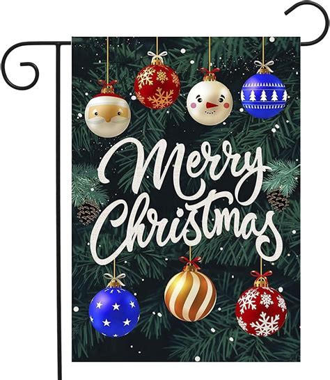 Outdoor Christmas Garden Flags