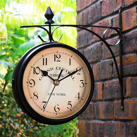 Outdoor Clock On Bracket