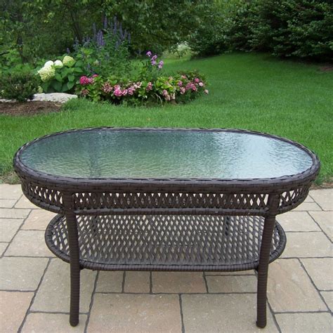 Outdoor Coffee Table Oval