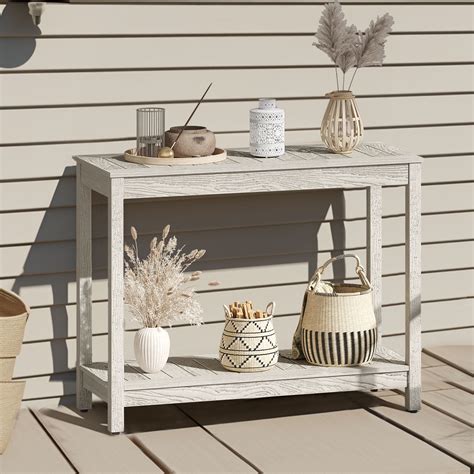 Outdoor Console Table Grey