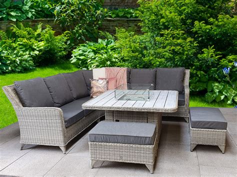 Outdoor Corner Sofa And Dining Table