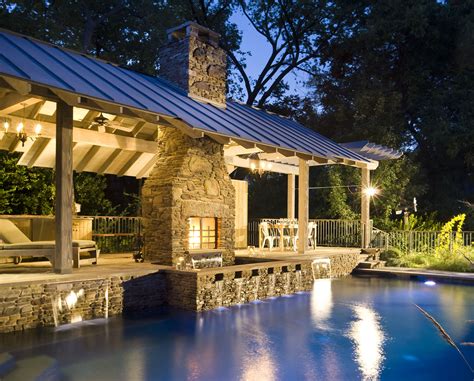 Outdoor Covered Pool House