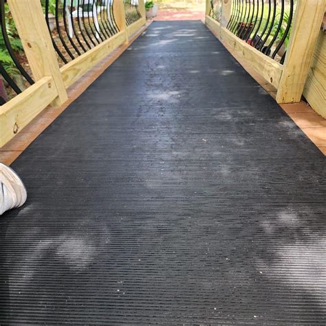 Outdoor Deck Rubber Mats