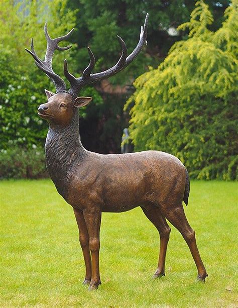 Outdoor Deer Statue