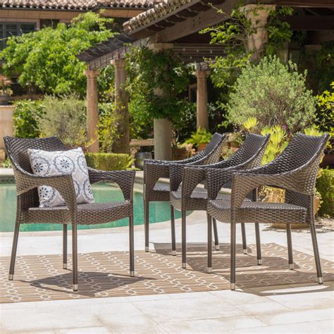 Outdoor Dining Chairs Set Of Four