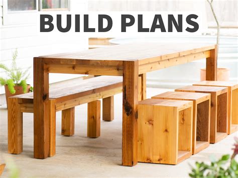 Outdoor Dining Table Build Plans