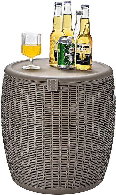 Outdoor Drink Cooler Table