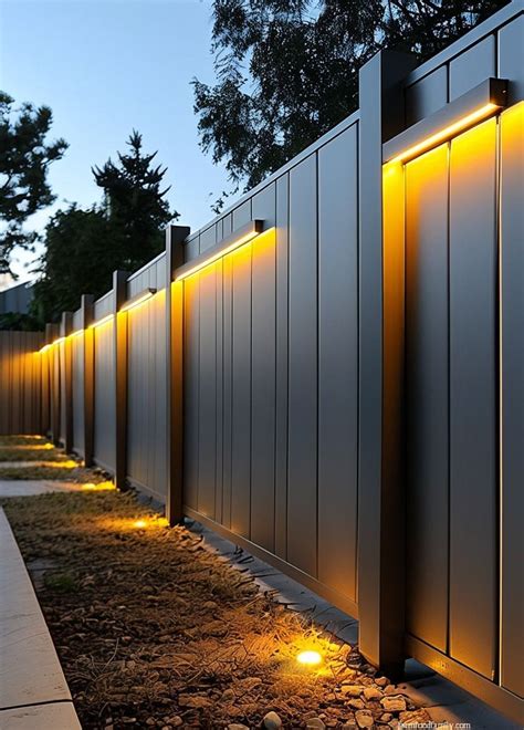 Outdoor Fence Lighting Wired