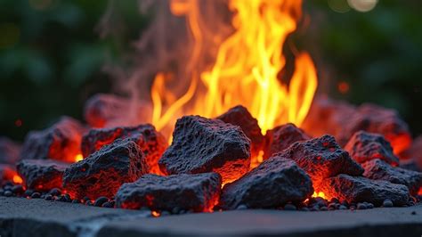 Outdoor Fire Pit Lava Rocks