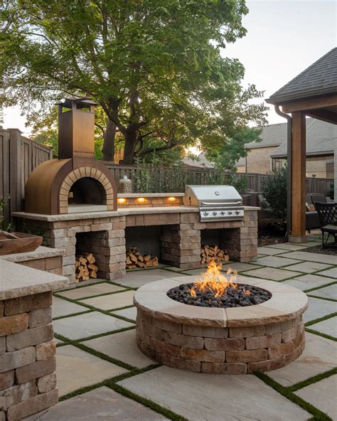 Outdoor Fireplace Barbeque Designs