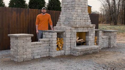 Outdoor Fireplace Build Video