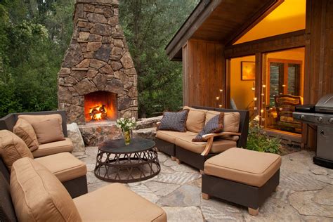 40 Best Patio Ideas with Fireplace Traditional Designs for Outdoor Living