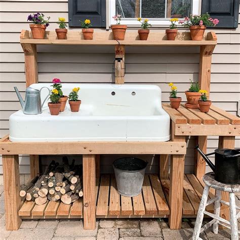 outdoor garden sink