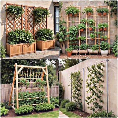 outdoor garden trellis ideas