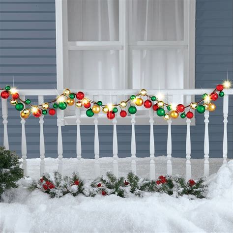 outdoor garland with solar lights