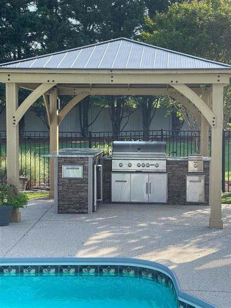 outdoor gazebo kitchen ideas