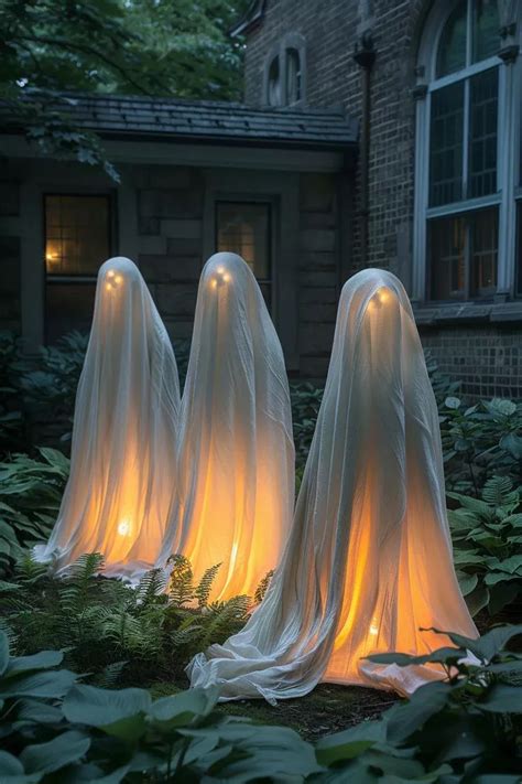 Outdoor Ghost Decorations Diy