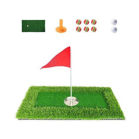 Get Out! Outdoor Golf Cornhole Game Set Backyard Golf Chipping Game