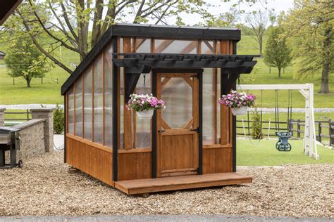 outdoor greenhouse lean to