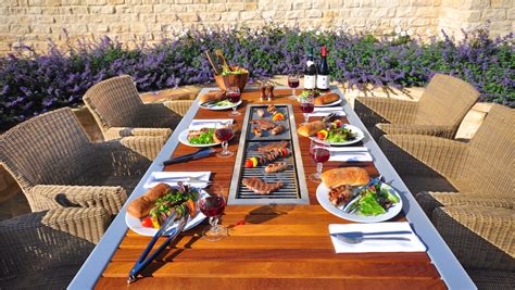 Outdoor Grill Dining Table