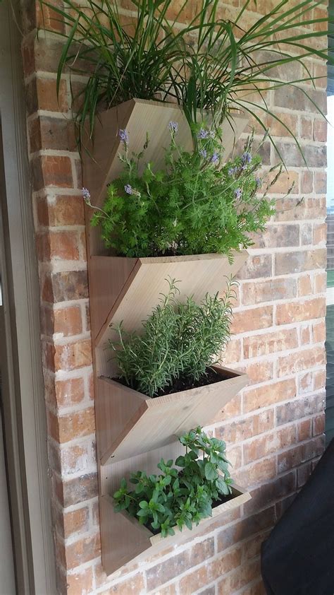 Outdoor Herb Wall Planter