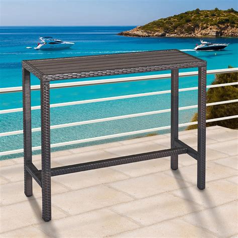 outdoor high boy table